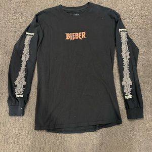 Justin Bieber Purpose Tour Crewneck T-shirt Size Small